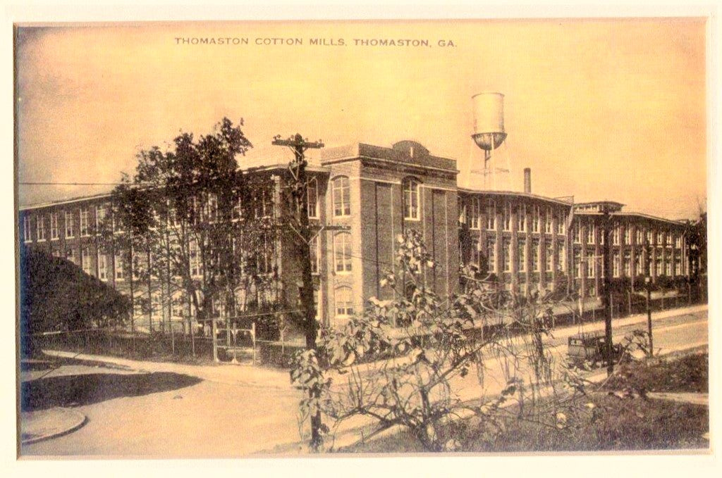 Picture of the old Thomaston Mills building in Thomaston Georgia.