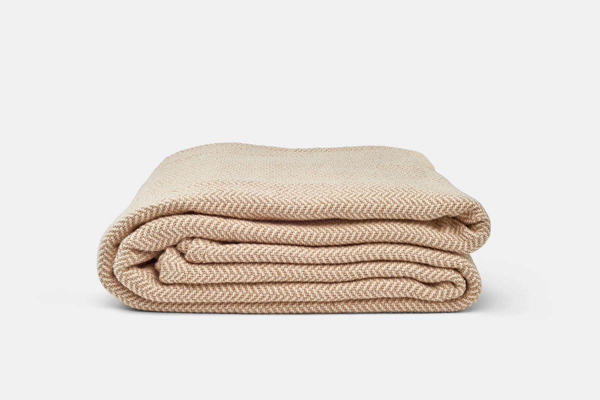 Herringbone Weave Cotton Blanket