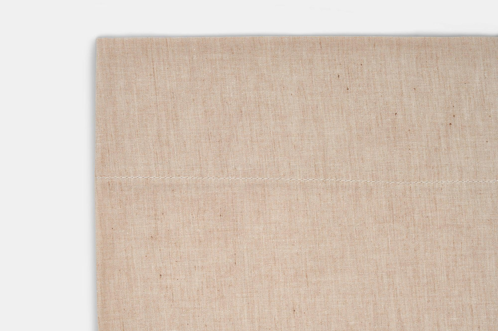 Woman in Bed Foxfibre Colored Bed Sheet Set Natural Cotton Made in USA