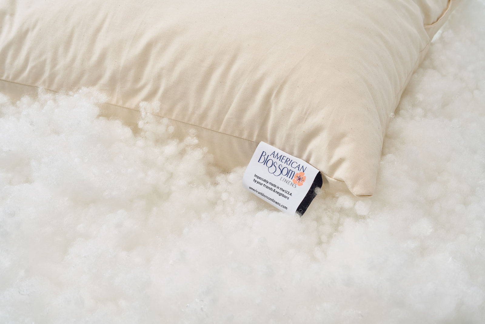 Down Alternative Pillow Surrounded by Recycled Polyester Filling