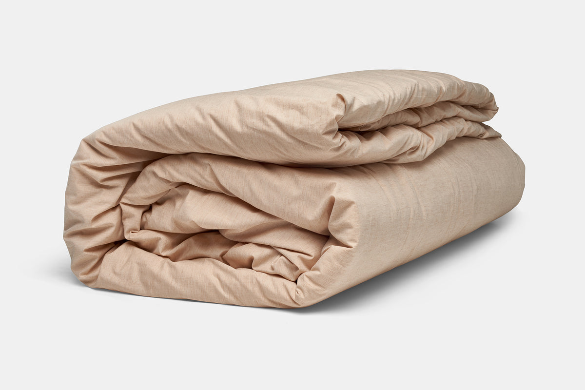 Folded Cover with Duvet Insert Duvet Cover Set High Quality Foxfibre Colored Cotton Made in USA
