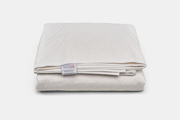 Front View Color White Quilted Bedspread 100% Cotton Made in USA