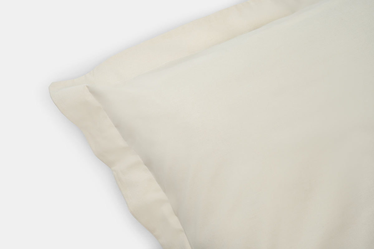 Pillow Sham Color White Duvet (Quilt) Cover Set Natural Cotton Made in USA