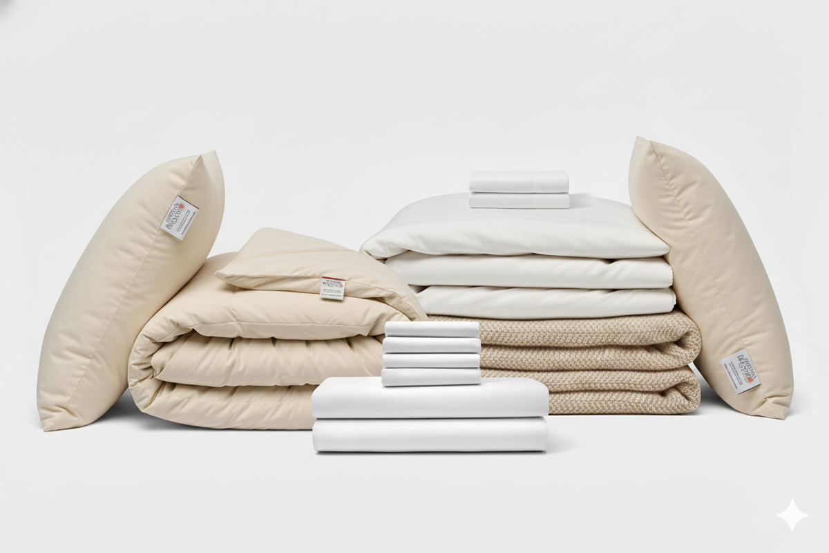 Bed Sheet Set &amp; Duvet Cover Set &amp; Blanket &amp; Duvet Insert &amp; Pillows Bundle