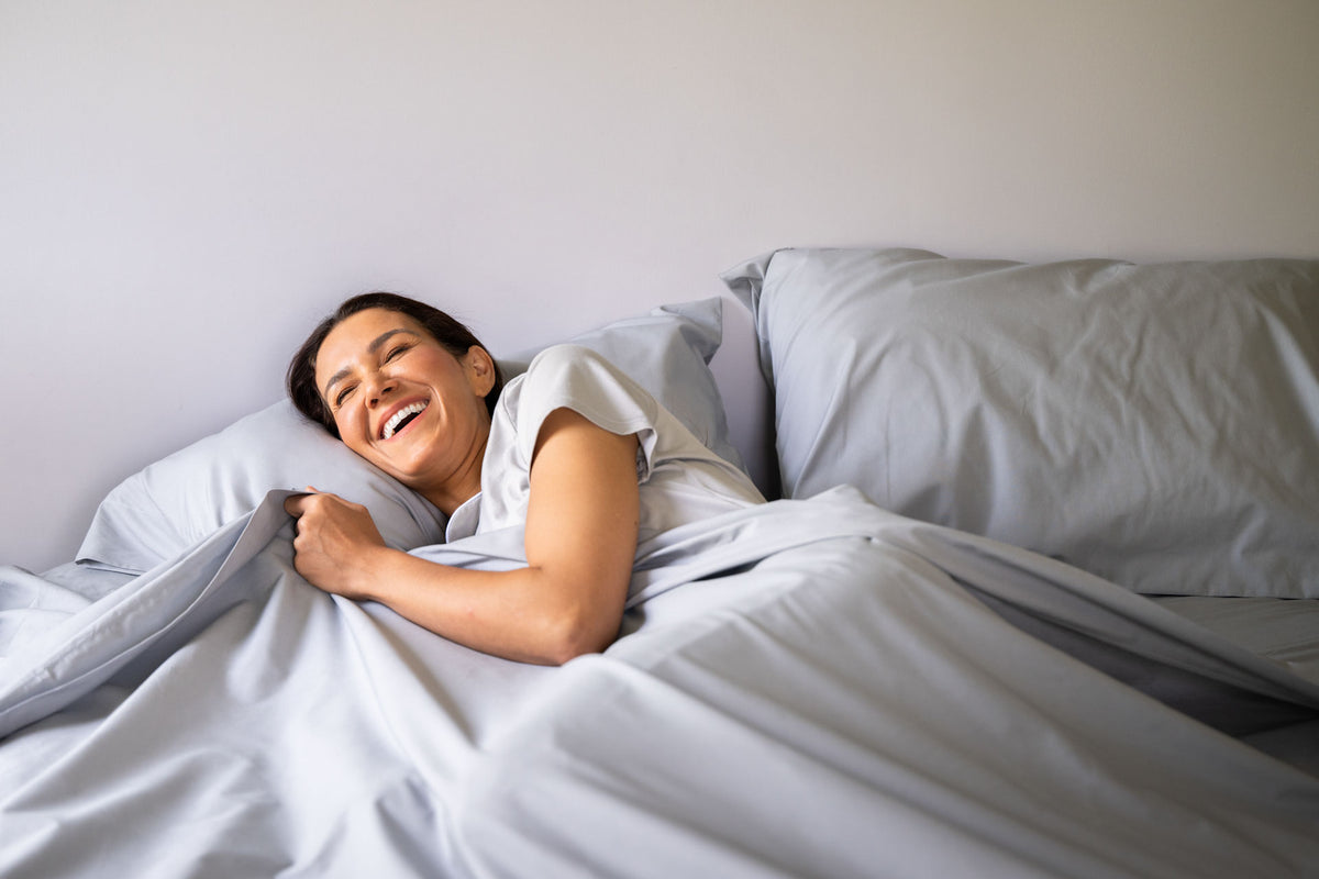 Cotton Percale Bed Sheet Set Renewed