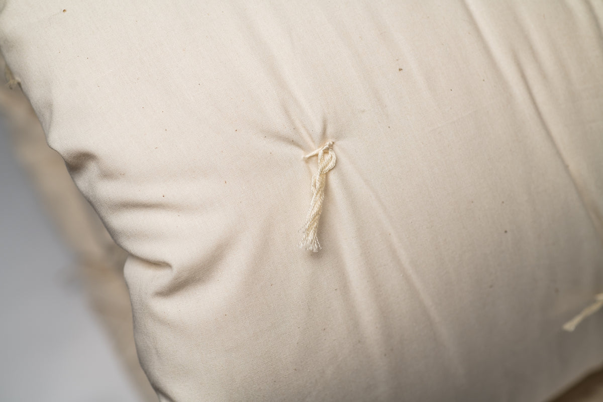 Closeup of Folded Duvet Insert Bedding Duvet Insert / Comforter Natural Wool USA Made