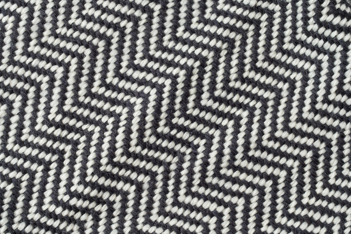 Blanket Fabric Throw Size Woodland Grey Blanket Chevron Pattern Soft Wool Made in USA