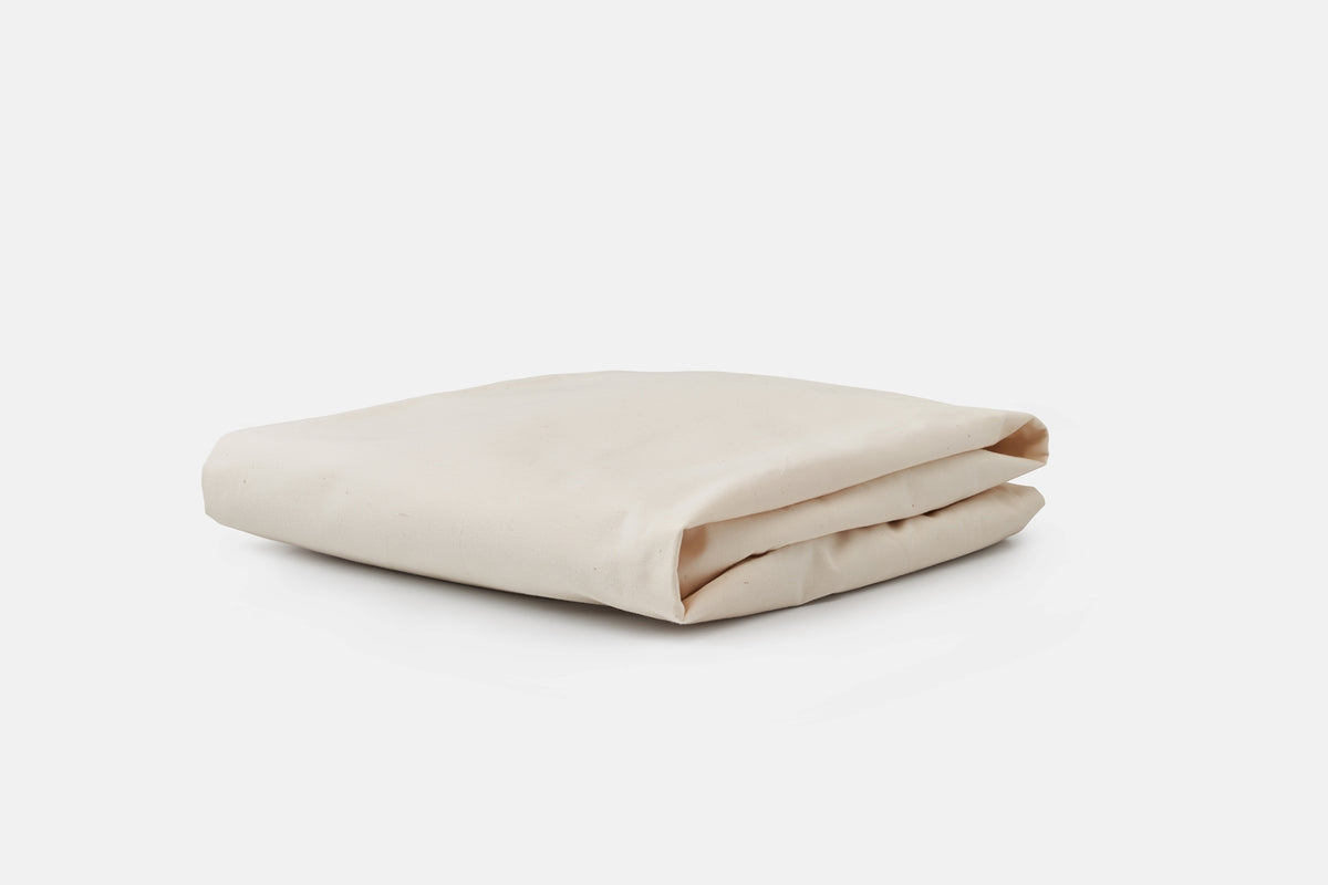 Folded Sheet Color Natural Baby Bedding Crib Sheet Soft Natural Cotton Made in USA