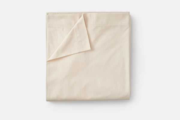 American Blossom Linens - Flat Bed Sheet in Natural (Queen)
