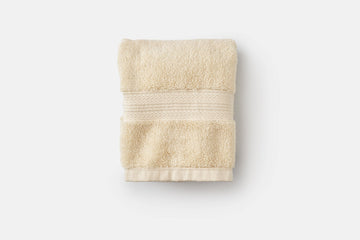Folded Towel Color Natural Bathroom Hand Towels Luxury Natural Cotton Made in USA