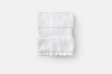 White Classic Luxury Bathroom Hand Towels - Soft Cotton Absorbent